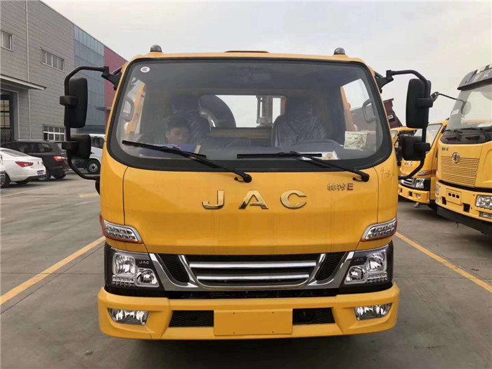 國五藍(lán)牌江淮帥鈴一拖二清障車