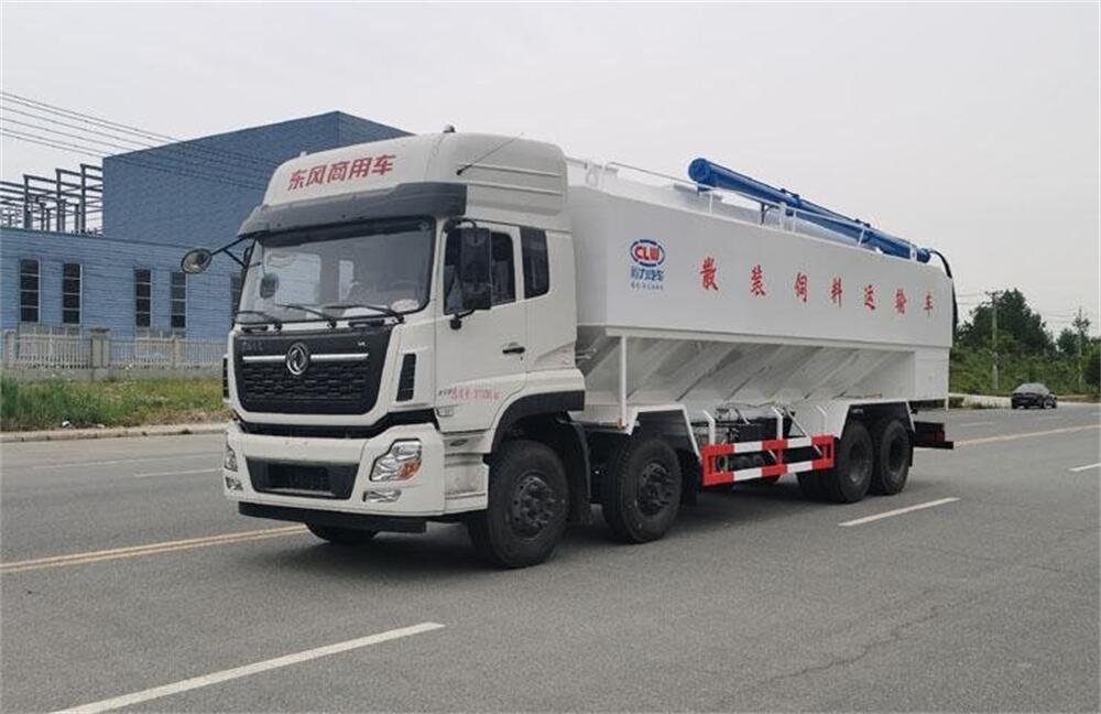 40方散裝飼料車-國(guó)六?東風(fēng)天龍40方散裝飼料車